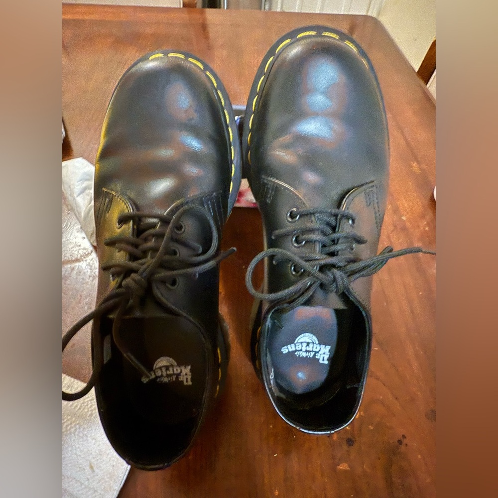 Dr. Martens women black Oxford shoes. Neat condition, worn only a few times.